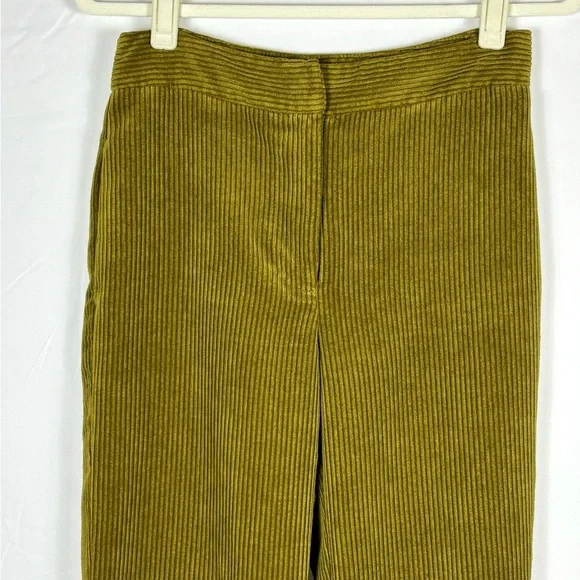 Zara Mustard Corduroy High Waisted Flared Pants- S - Picture 3 of 8